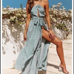 Xenia Boutique olive Maxi Dress